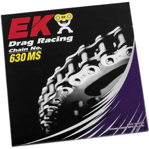 EK 630 MS Series Drag Racing Chain 140 Links Chrome