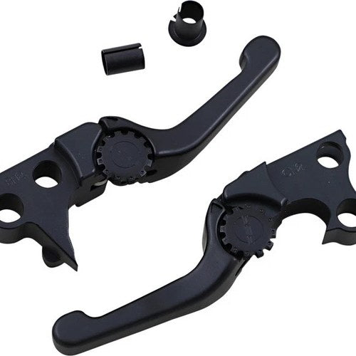 Psr Anthem Shorty Adjustable Lever Set Black #12-01651-22 Harley Davidson
