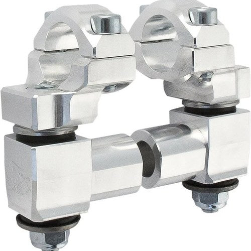 Rox Speed FX Anti-Vibration Pivoting Risers For 1-1/8" Handlebar 2" Natural
