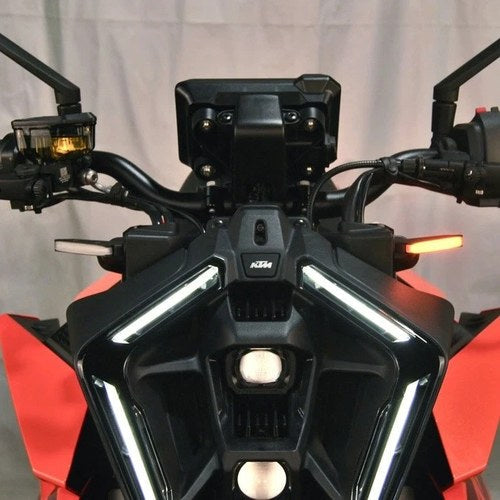 New Rage Cycle LED Turn Signals Front Clear/Amber #990-FB-US KTM 990 Duke 2024
