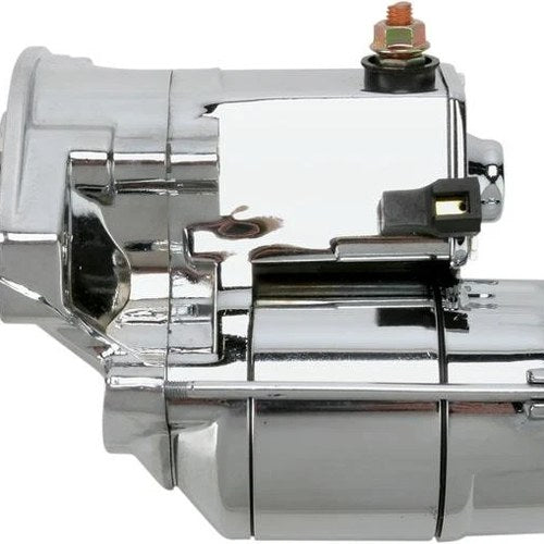 Terry Components 1.4kW Starter Motor Polished/Chrome #771094 Harley Davidson