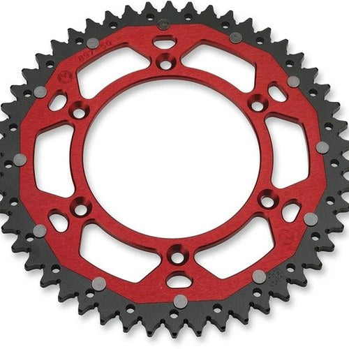 Moose Dual Ring Rear Sprocket 51T Red #149461 for Honda