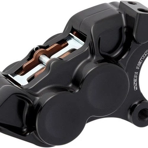 Arlen Ness Tech 4 Piston Front Right Brake Caliper Black 11.8" #02-223