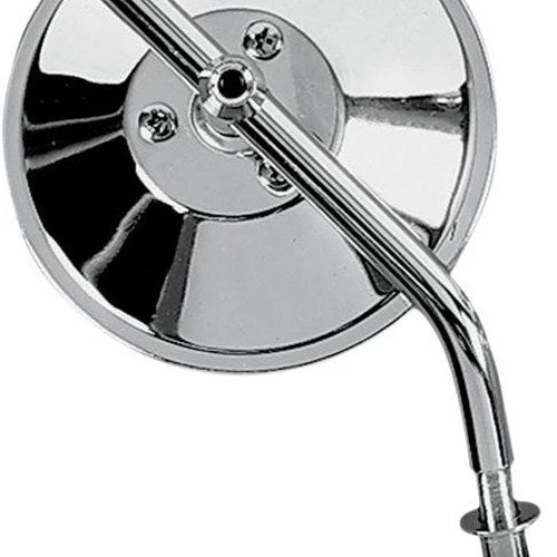 DS Smooth Back 4" Round Mirror Chrome