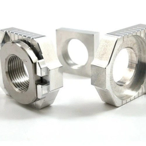 Works Connection Elite Axle Block Kit Silver #17-316 KTM/Husqvarna