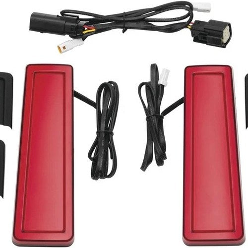 Kuryakyn Tracer Filler Panel Lights Red Harley Davidson Street Glide/Road Glide