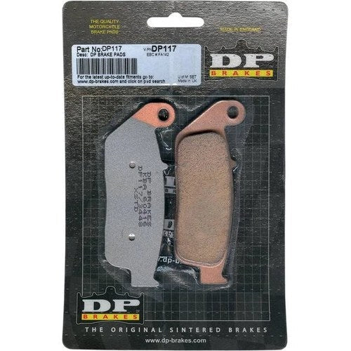 DP Standard Brake Pads #DP117 for Honda/Triumph/Buell/Yamaha/Suzuki