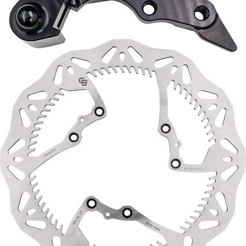 GBrakes Solid Wave Front Brake Rotor Kit GBDOS212