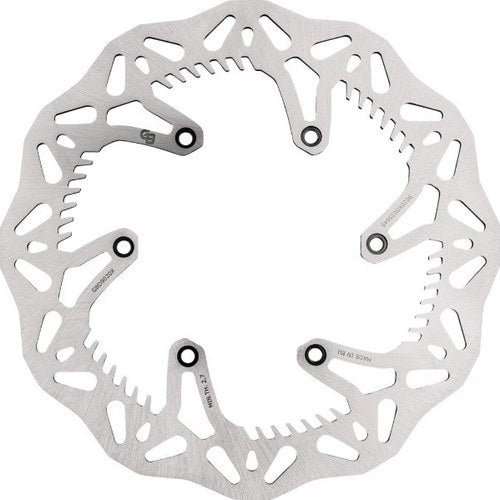 GBrakes Solid Wave Brake Rotor 260mm Front Silver Ducati Desmo450 MX 2025