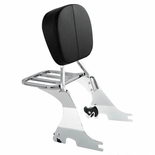 Backrest Sissy Bar & Luggage Rack Fit For Harley Sportster XL 1200 883 2004-2021