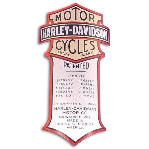 OE Spring Fork Shock Logo Decal Curved for Harley-Davidson