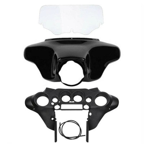 Batwing Inner & Outer Fairing w/ Windshield Fit For Harley Touring Electra Glide