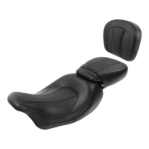 Driver Passenger Seat & Rear Backrest Fit For Harley Touring Street Glide 09-22