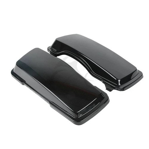 Vivid Black Saddlebag Lids Cover Fit For Harley Touring Road Glide King 94-13