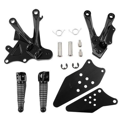 Front Footrest Peg Brackets Fit For 2006 2007 2008 2009 2010 Kawasaki ZX-10R