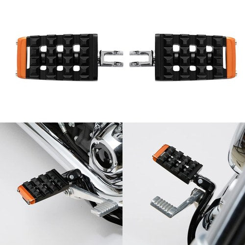 Driver Footpegs Foot Pegs Fit For Harley Softail Street Bob Low Rider 2018-2023