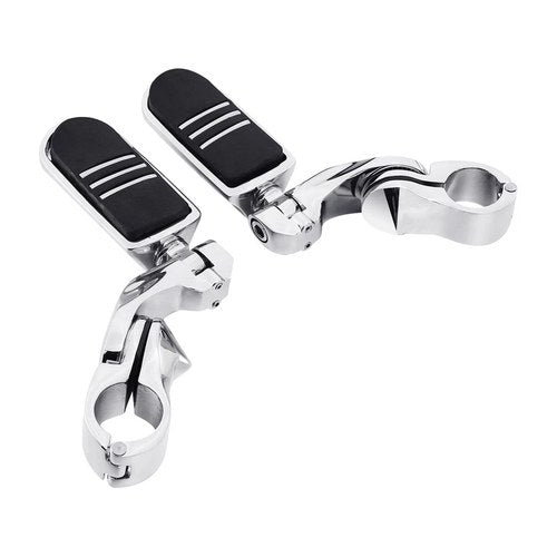 Chrome 1.25" 1 1/4" Highway Foot Peg Fit For Harley Touring Road Street Glide