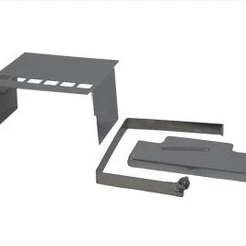 Battery Cover Kit Chrome Slotted for Harley-Davidson