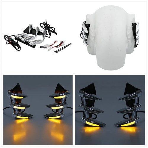 Front Fender Trim Indicator Light Fit For Honda 1800 GL1800 GL 1800 2001-2017