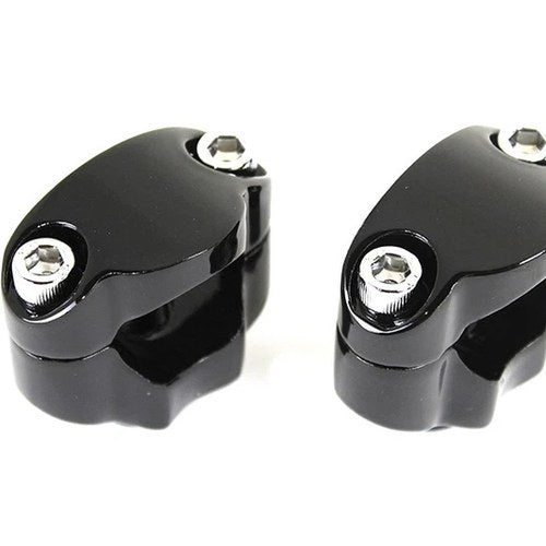 1-1/4 inch Riser Kit Black for Harley-Davidson