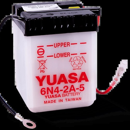 Yuasa For 6N4-2A-5 Conventional 6 Volt Battery