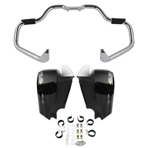 Engine Guard Highway Bar Lower Vented Fairings Fit For Indian Chieftain Limited