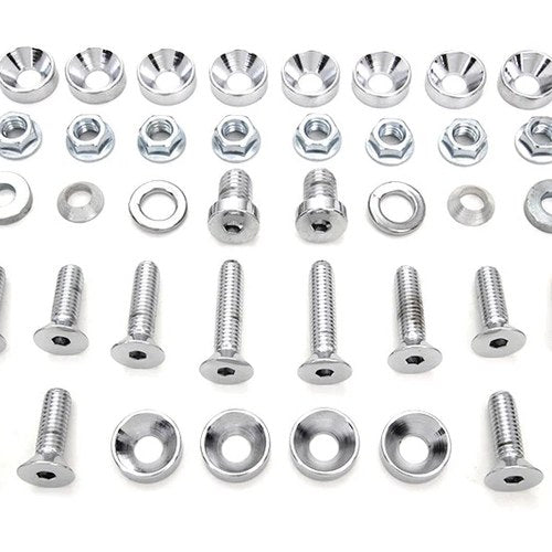 Colony 9921-56 Rear Fender Strut Bolt Kit - Chrome Allen Type
