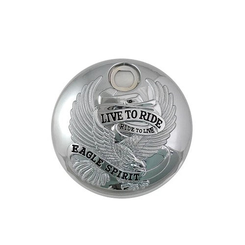 Wyatt Gatling 78000 Chrome Live To Ride For Flt Fuel Tank Console Door