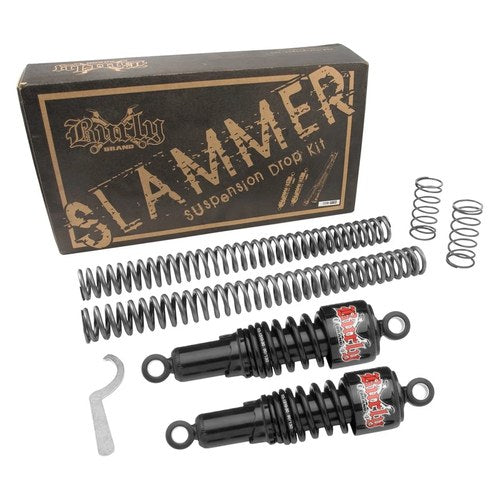 For Harley-Davidson Sportster 1200 04-15 Burly Brand Slammer Suspension Drop Kit
