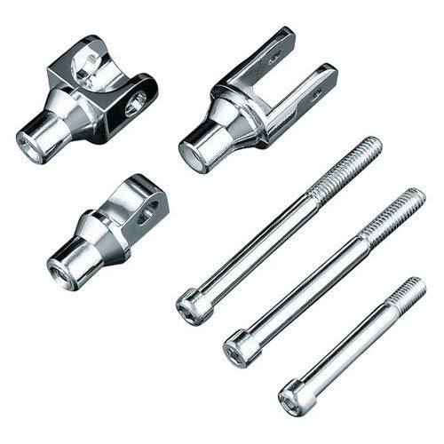 Kuryakyn Foot Peg Adapters Chrome