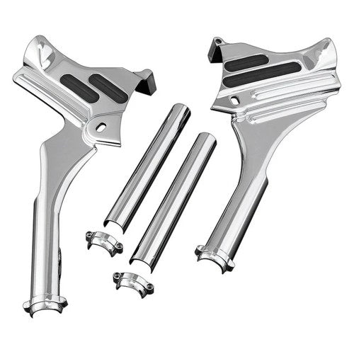 For Harley-Davidson Road Glide 1998-2007 Kuryakyn Deluxe Chrome Neck Covers