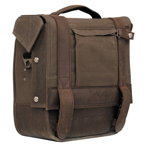 Burly Brand B15-1000D Voyager Detachable Dark Oak Saddlebag