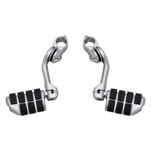 For Harley-Davidson Road Glide 00-07 Tour-Tech Long Arm Cruise Mounts Chrome