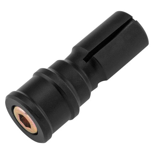 BikeMaster 152132 Bar-End Black Mirror Adapter for Clamp-On