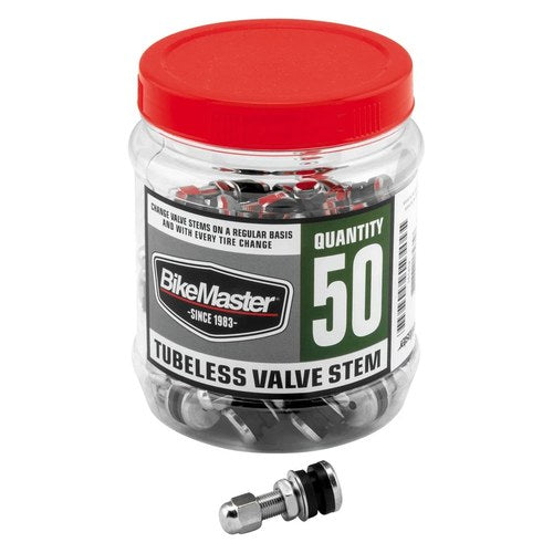 BikeMaster 151412 Silver Tubeless Valve Stem
