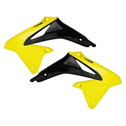 For Suzuki RMZ250 2010-2017 Cycra Powerflow Style 1 Yellow Radiator Shroud