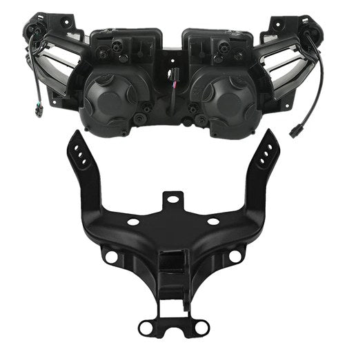 Headlight Lamp Assembly & Fairing Stay Bracket Fit For Yamaha Yzf R1 2014-2014