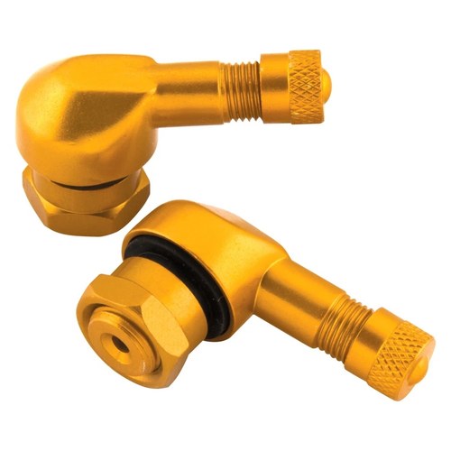 BikeMaster 151787 Gold Angled Valve Stem