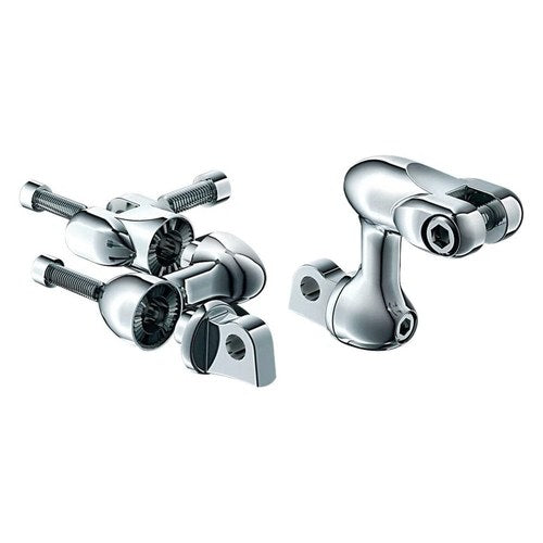 Kuryakyn 4556 Adjustable Lockable Offsets 2", Chrome