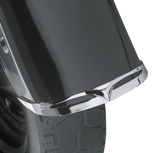 For Harley-Davidson Fat Boy 1990-2006 Kuryakyn Rear Chrome Fender Tip