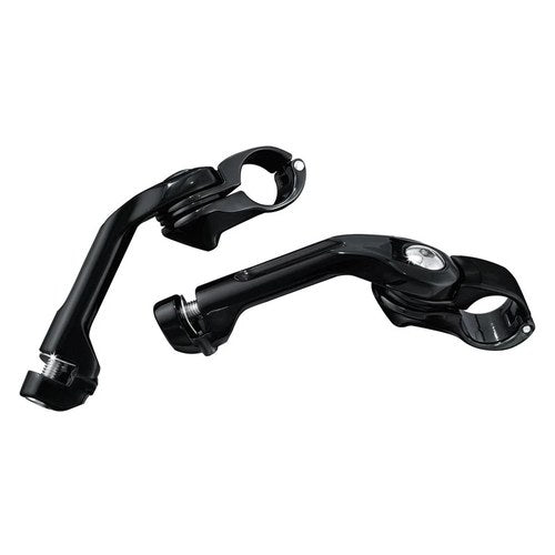Kuryakyn 7575 Tour-Tech Long Arm Cruise Mounts Gloss Black