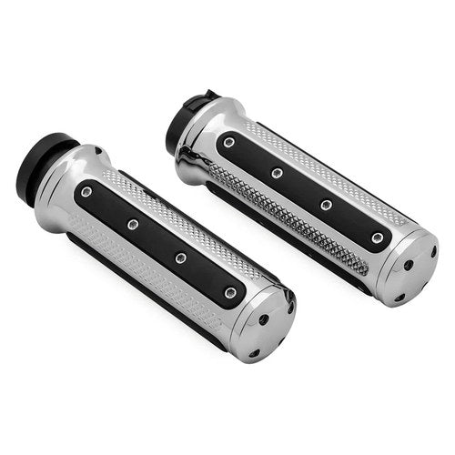 Kuryakyn 6122 Heavy Industry Chrome Grips