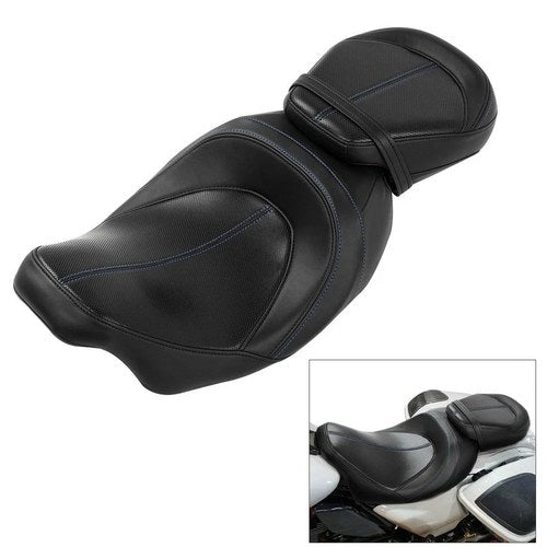 Motorcycle Driver Passenger Seat Fit For Harley Davidson Touring Road Glide 09+