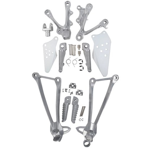 Motorcycle Front &Rear Foot Pegs Bracket Mount Fit For Kawasak Ninja ZX636 13-24