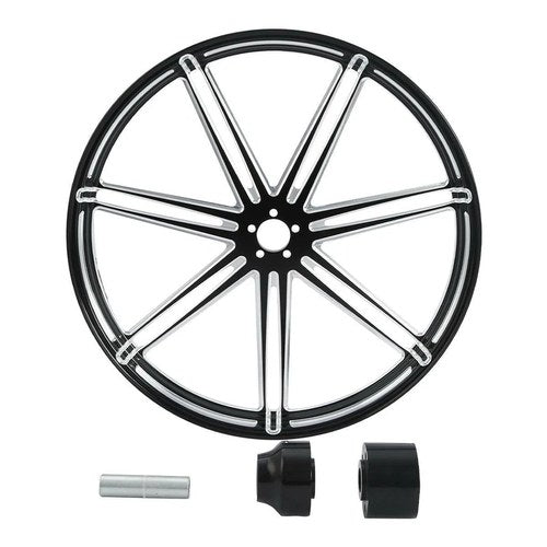 26x3.5" Front Wheel Rim & Hub Single Disc Fit For Harley Street Road Glide 08-23