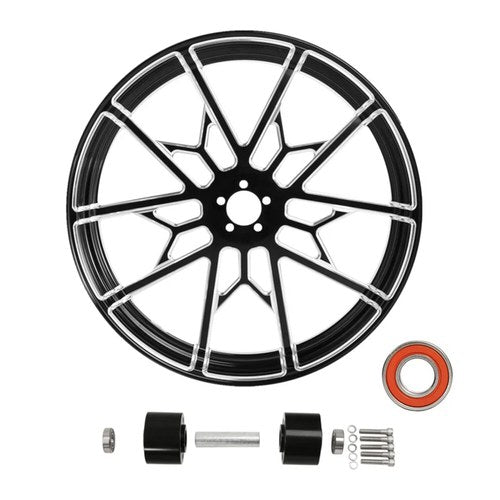 21''x3.5'' Front Wheel Rim w/ Dual Disc Hub Fit For Harley Touring ABS 2008-2024