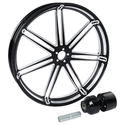 23"x3.5'' Front Wheel Rim Hub Single Disc Fit For Harley Street Glide 1997-2021