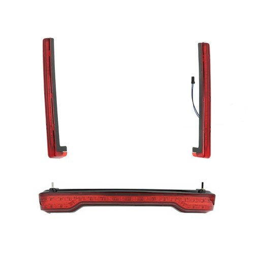 LED King Trunk Side Marker & Tail Turn Brake Light Fit For Harley Touring 14-26