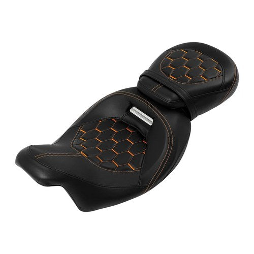 Driver & Passenger Pillion Seat Fit For Harley Electra Glide Road King 2009-2023