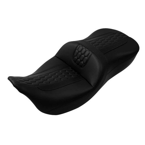 Driver & Passenger Seat Fit For Harley Touring Street Electra Glide 09-23 Black